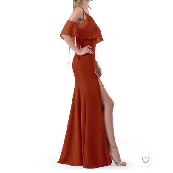 Azazie Paprika Modella Bridesmaid Dress - Picture 3 of 5